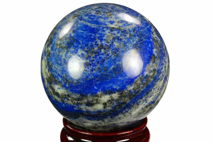 Polished Lapis Lazuli Sphere - Pakistan #123455